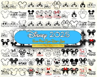 Family Trip 2025 Svg Png Mega Bundle, Family Vacation 2025 Svg, Holiday 2025 Png, Magic Kingdom Svg, Cruise Svg, Best Day Ever Svg