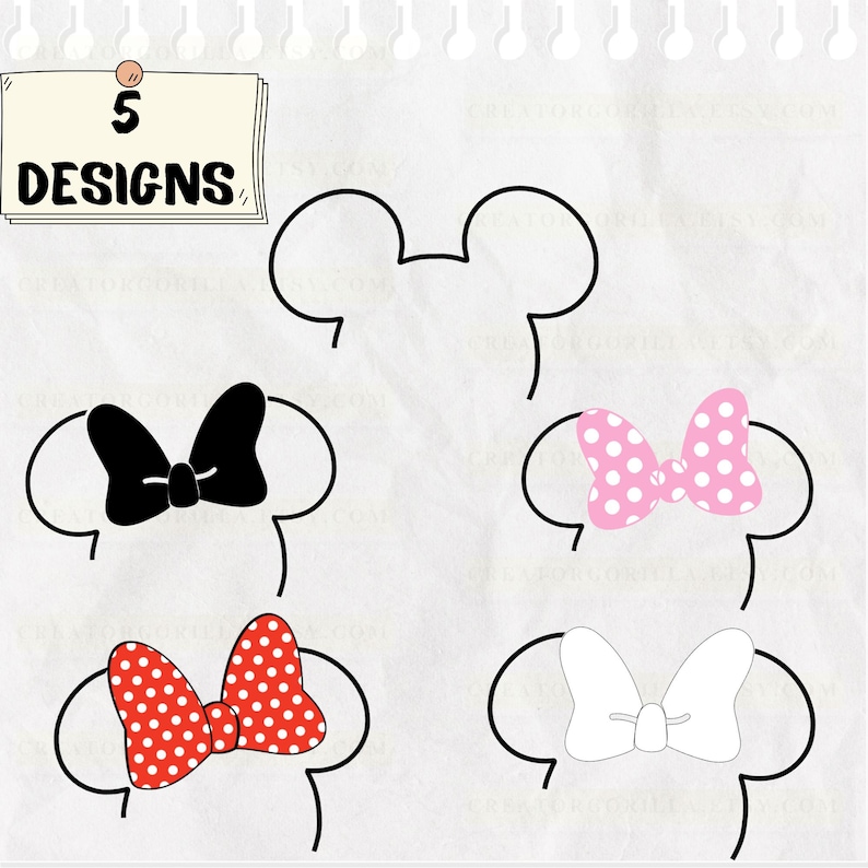 Musse Pigg öron Canva redigerbar mall, personlig text Musse Pigg Png, anpassade namn Canva designer, Musse Pigg Canva mall, digital nedladdning bild 2