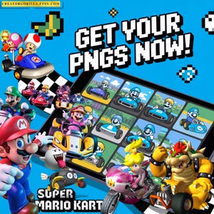 Mario Kart Png Bundle 70 Files, Mario Kart Clipart Png, Mario Characters Png, Mario Cars, Mario Birthday Party, Mario Cart Png