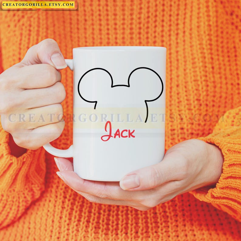 Musse Pigg öron Canva redigerbar mall, personlig text Musse Pigg Png, anpassade namn Canva designer, Musse Pigg Canva mall, digital nedladdning bild 6