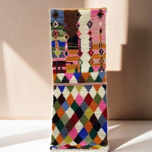 Tapis de couloir coloré, tapis de cuisine, tapis tissé main, tapis bohème, tapis de passage, tapis berbère pour décoration de couloir