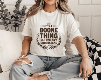It's A Boone Thing You Wouldn't Understand PNG, Funny Retro Boone Family SVG, Vintage Groovy Boone JPEG, Cool Boone Gift For Men & Women