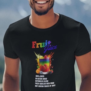 Rainbow Cocktail Gay Pride T-Shirt: Sassy LGBTQ+ Graphic Tee