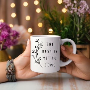 Inspirational Mug, Positive Quote, Mental Health Coffee Mug, Motivational Quotes Coffee Mug for People, Patience Mug
