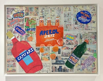Vintage Aperol Spritz Poster (Digitaler Download)