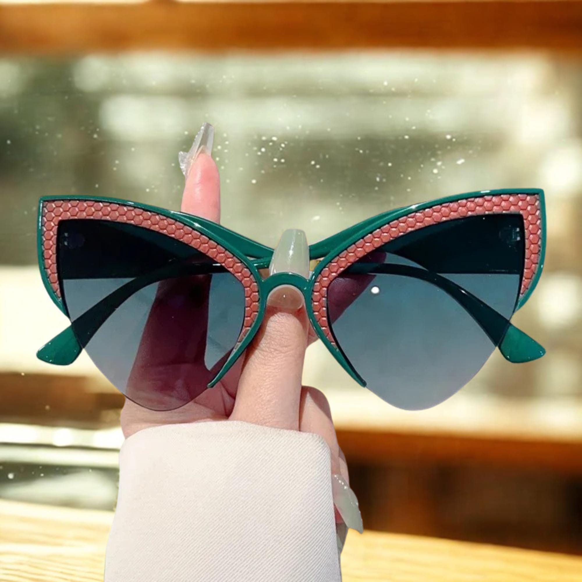 Vintage Oversized Butterfly Sunglasses - Etsy