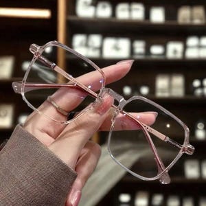 Transparent Computer Glasses, protective eyewear, safety glasses, blue light blocking glasses, clear blue light glasses, anti-glare glasses