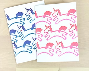 Unicorns Greeting Card