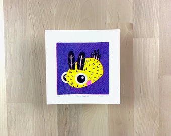 Nudibranch Limited Edition Mini Risograph Print