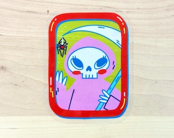 Pink Reaper Sticker Vinyl Decal