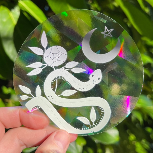 Suncatcher "Color Witch Snake" | Window Decal Sticker