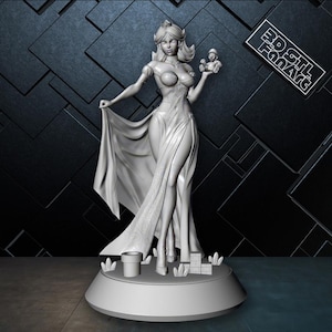 Plik STL Księżniczki 3D | Cyfrowy model postaci z bajki | Ultra wysoki poziom szczegółowości | do druku 3D | Natychmiastowe pobranie | FanArt STL
