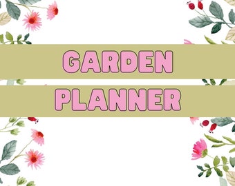 Garden Planner Printable | Undated Gardening Journal & Tracker (Digital Download)