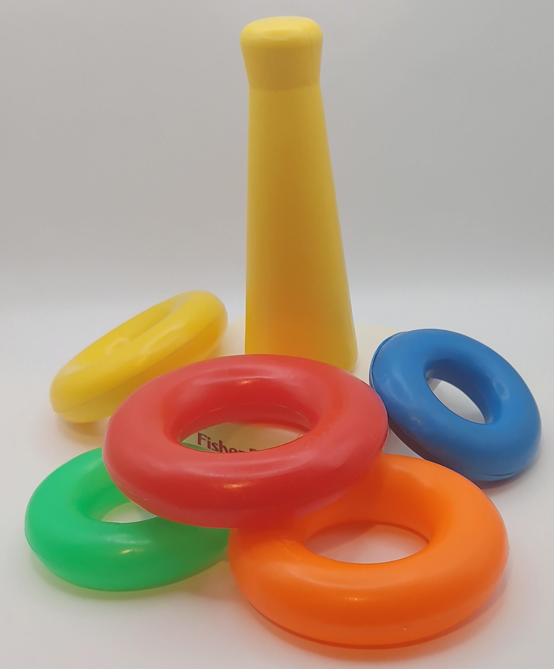 Vintage Fisher Price Rock-a-stack 1973, 627 Plastic Rings Baby Toy - Etsy