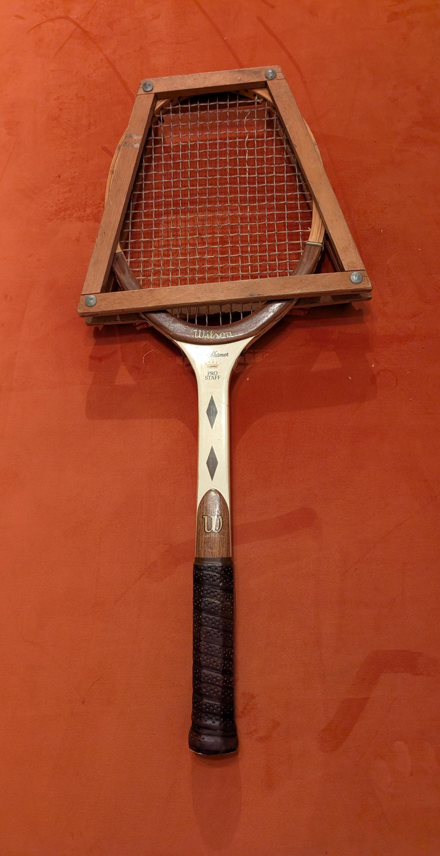 Raquette De Tennis Vintage Wilson Jack Kramer Autograph - Grip 4 1/2" - Avec Cadre