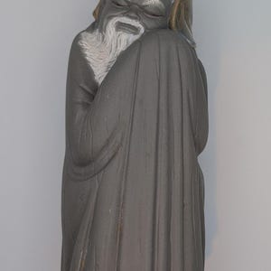 Lladro Tall Chinese Monk – Discontinued Porcelain Figurine