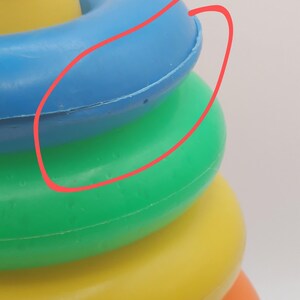 Vintage Fisher Price Rock-a-stack 1973, #627 Plastic Rings Baby Toy - Etsy