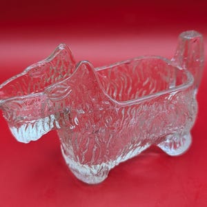 Reproduction Scottie Dog Depression Glass Creamer – Vintage-Inspired Glass Figurine