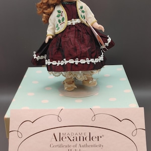 LENOX HOLIDAY Madame Alexander 8&quot; Limited Edition Christmas Doll