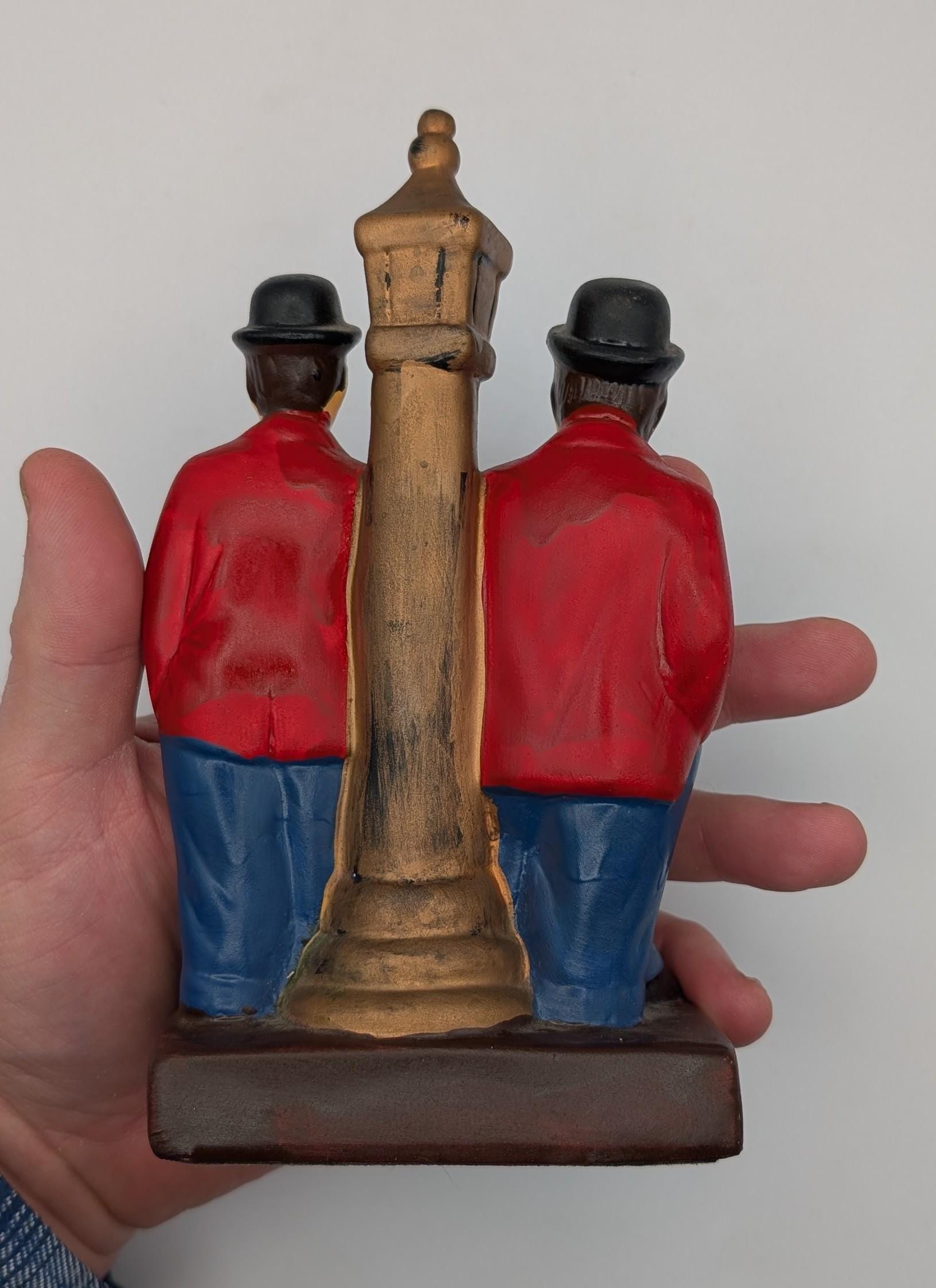 その他 Vintage/Laurel & Hardy MADE IN England Vintage Hand-painted Laurel & Hardy Ceramic Figurine - Etsy