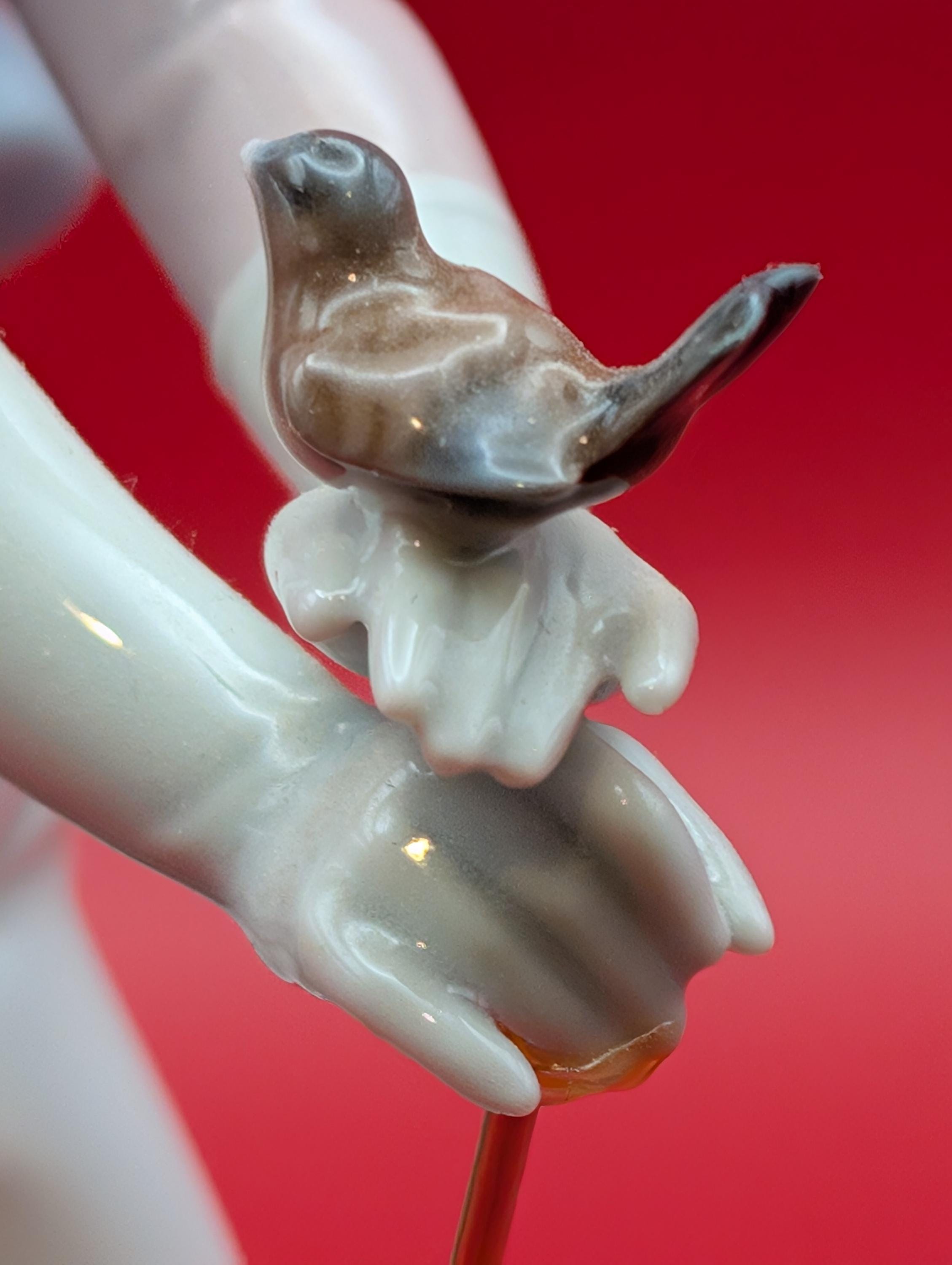 Vintage Lladro Garden Song 7618 Porcelain Figurine Retired With