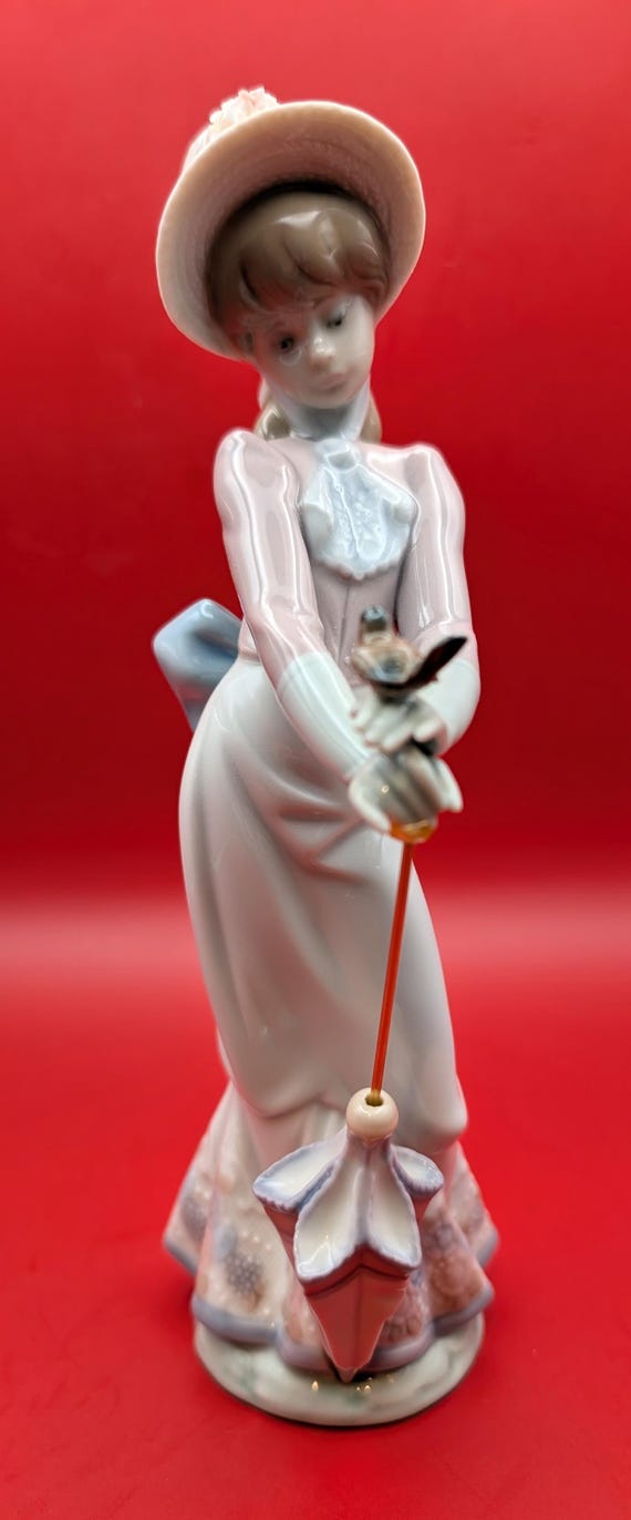 リヤドロ LLADRO 7618 ”GARDEN SONG” Vintage Lladro Garden Song 7618 Porcelain Figurine Retired With