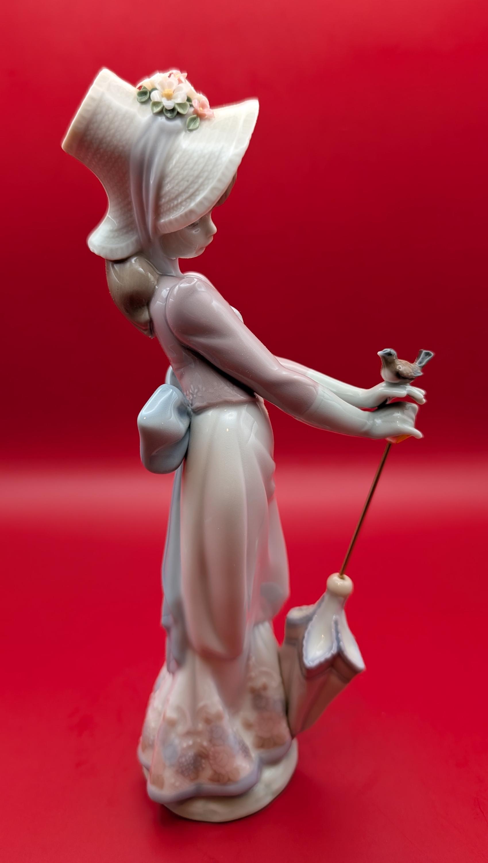 リヤドロ LLADRO 7618 ”GARDEN SONG” Vintage Lladro Garden Song 7618 Porcelain Figurine Retired With