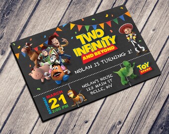 images Toy Story Themed Birthday Party Invitations toy story invitation etsy