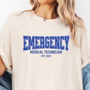 Custom Emergency Medical Technician Shirt, EMT T-Shirt Personalize EMT Shirt Emt Graduation Gift, First Responder Gift, Nurse Gift, EMT Gift