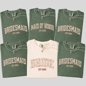 Custom Wildflower Bachelorette Party Shirts, Fresh off the Market Bachelorette T-Shirts, Flower Garden Bach Party Favors, Bridal Party Gifts