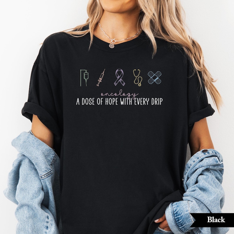 Oncology Nurse Shirt, A Drop of Hope With Every Drip Shirt, ONC Nurse T ...