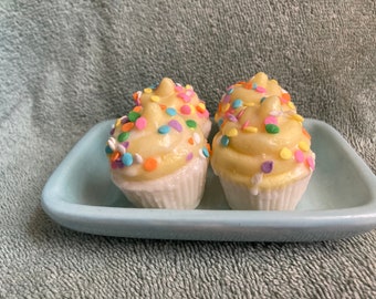 Mini Cupcake Soap Set - Cupcake Soap, Mini Cupcake, Party Favor, Mothers Day, Birthday Party, Fake Food, Decorative Soaps, Teacher Gift