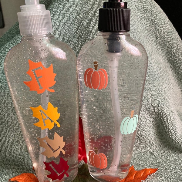 Fall Soap Dispenser: Pumpkin or Leaves - Autumn Bathroom Decor