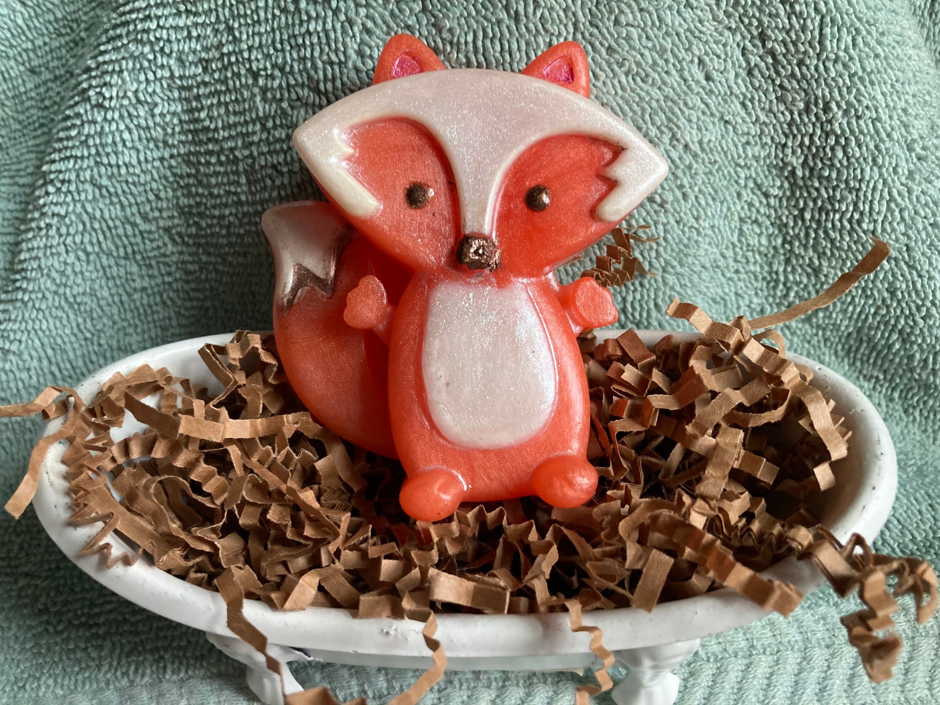 Woodland Soaps Fox Soap Hedgehog Soap Fox Hedgehog Kids Etsy