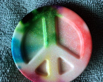 Peace Sign Soap - Tie Dye, Party Favor, Teen gift, Best friends gift, Party favor, Birthday