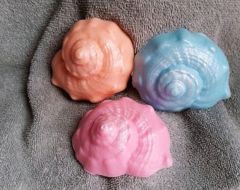 Sea Shell Soap - Conch Sea Shell, Conch Shell, Party Favor, Beach theme, Bridal Shower Favor, summer, Shore theme, Wedding Favor,Summer