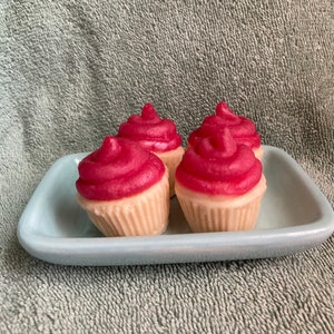 Mini Cupcake Soap Set - Cupcake Soap, Mini Cupcake, Party Favor, Mothers Day, Birthday Party, Fake Food, Decorative Soaps, Teacher Gift