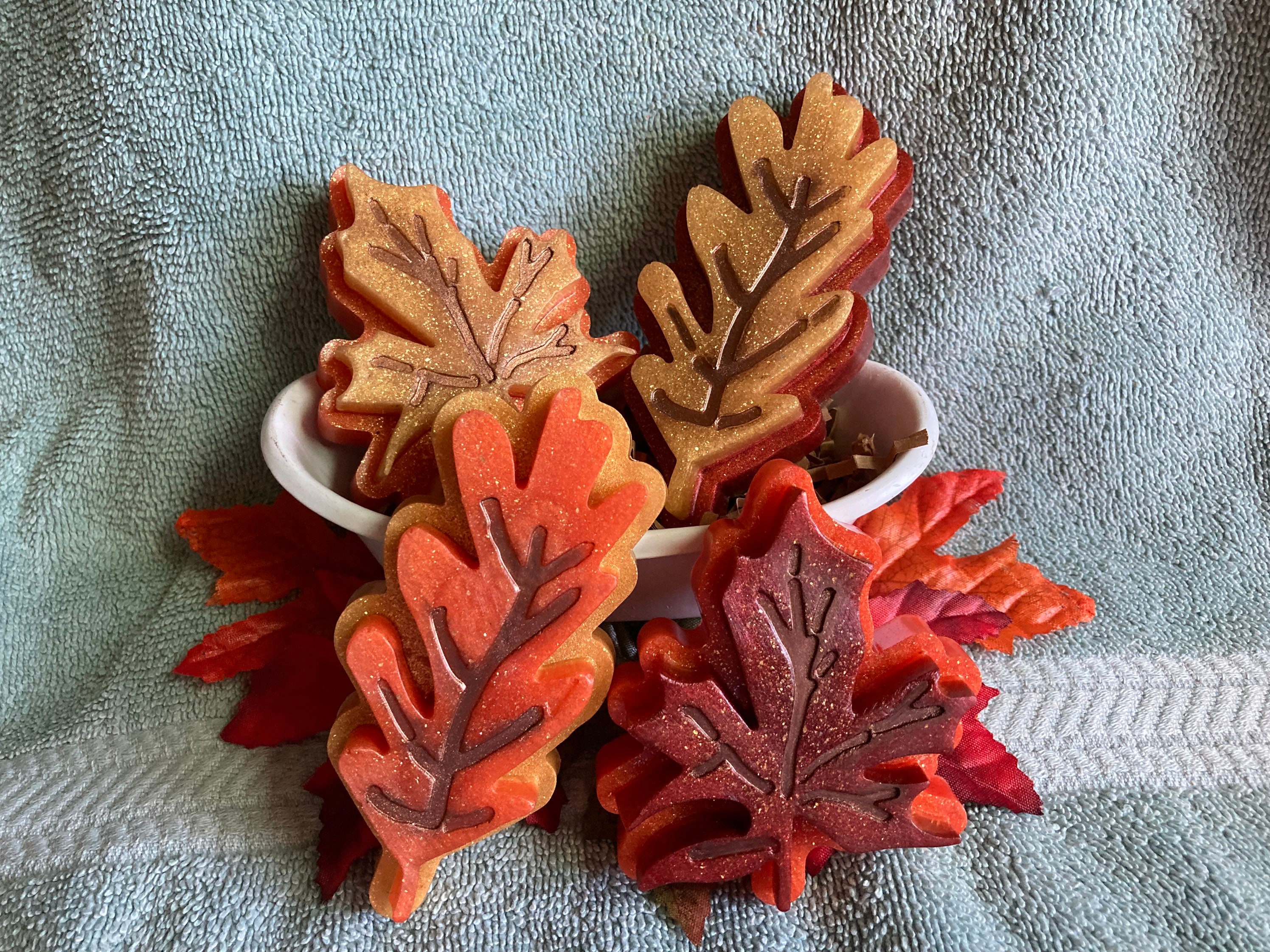 Fall Leaf Soap Set