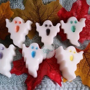 Ghost Soap Set Mini ghost, mini soaps,Party favor,Halloween Party,Kids soaps,Halloween, Cute soaps, ghost soaps image 1