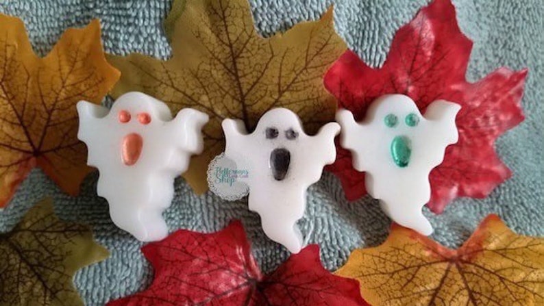 Ghost Soap Set Mini ghost, mini soaps,Party favor,Halloween Party,Kids soaps,Halloween, Cute soaps, ghost soaps image 2