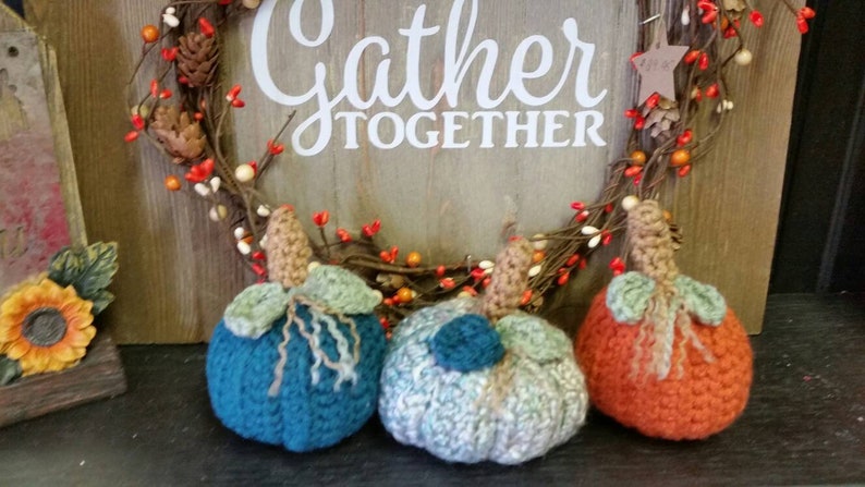 Pumpkin Set Crocheted Housewarming Autumn Halloween Fall Decor,crocheted pumpkins Thanksgiving Pumpkins Fall decor Pumpkin Pumpkin