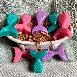 Mini Mermaid Tales Soaps - Mini mermaid Mermaid Tales Beach Shore,Sea Life Summer Housewarming, Bridal Shower, Birthday Favors