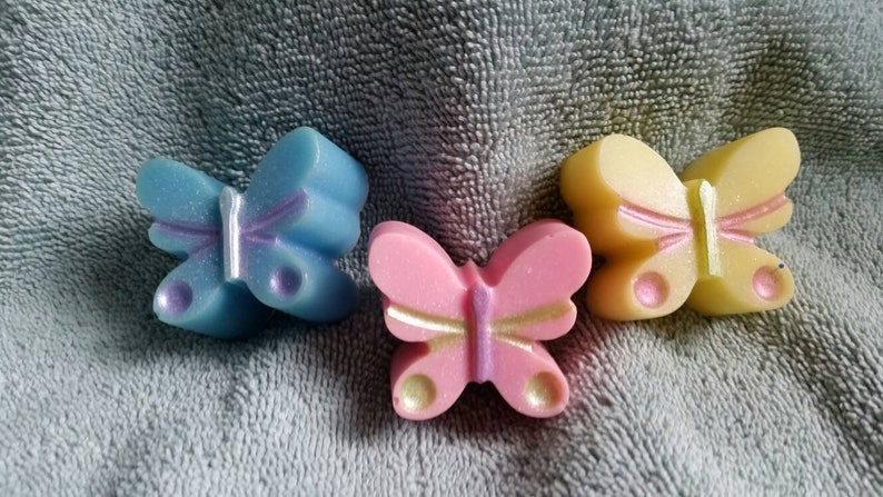 Butterfly Soap Set Butterflies, Spring, Decorative Soaps, Guest Soaps, Teacher gifts, Mothers Day, Sisters, Grandmothers, Summer image 1