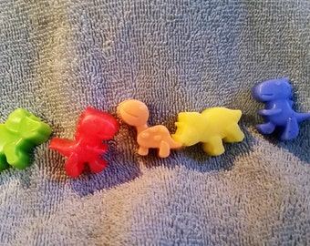 Dinosaur Soap Set  -Mini Dinosaurs, Dinosaurs, Mini Soaps, Kid's soaps, Party Favors, Birthday, Boy Party, Stocking Stuffers