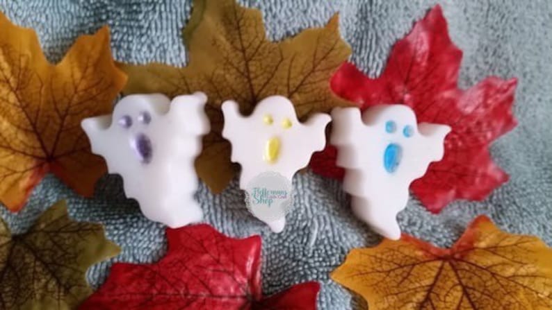 Ghost Soap Set Mini ghost, mini soaps,Party favor,Halloween Party,Kids soaps,Halloween, Cute soaps, ghost soaps image 3