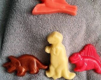 Kids Soaps -Dinosaur Soap Set  - Kid's soaps, Party Favors, Special treats, Birthday, Dino Fans, Prehistoric, Dino, Boy theme, Dinosaurs