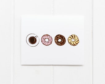 Coffee and Donuts Card