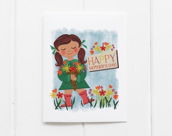 Mother's Day Vintage MidCentury Style Card