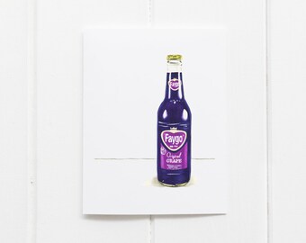 Faygo Grape Pop Card