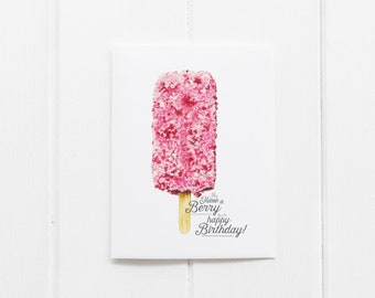 Have A Berry Happy Birthday Strawberry Shortcake Ice Cream Card